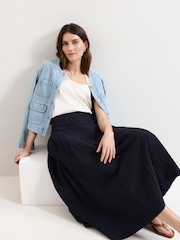 Phase Eight Blue Carey Skirt - Image 6 of 7