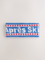 Ski Print Knitted Headband - Image 1 of 3