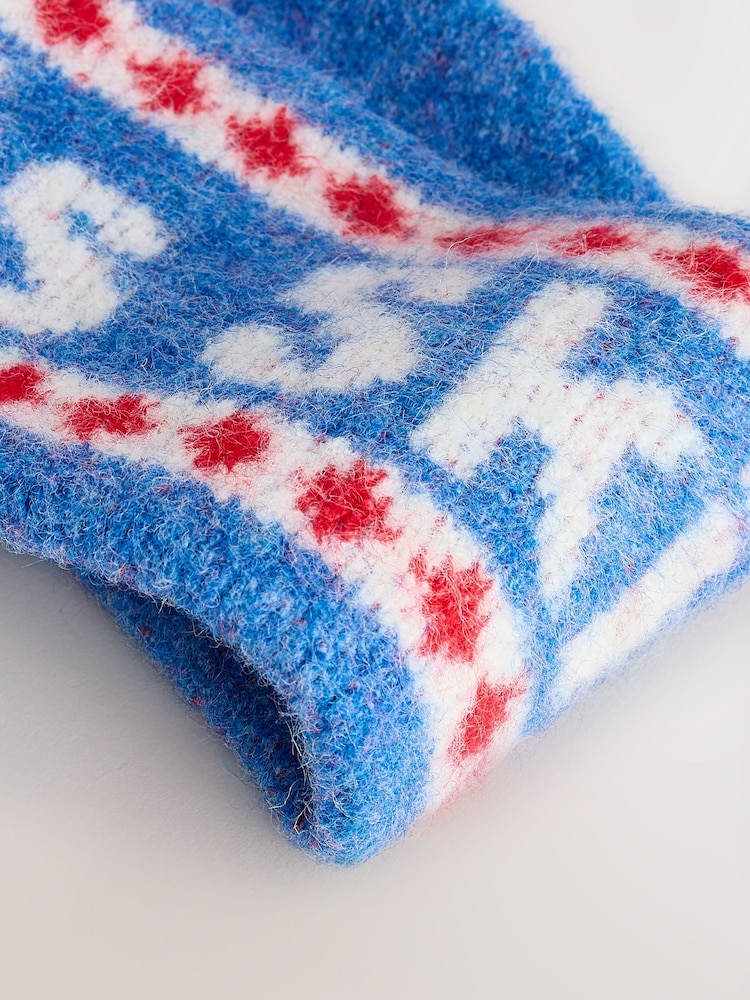Ski Print Knitted Headband - Image 2 of 3
