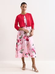 Phase Eight Pink Mimi Knit Cover-Up - Image 3 of 6