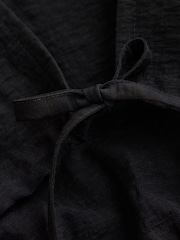 Black Tie Front Lightweight Jacket - Image 8 of 9
