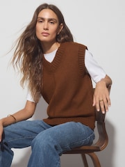 Rust V-Neck Tank - Image 1 of 6