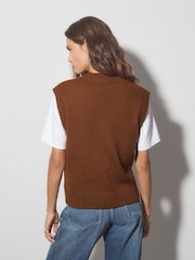 Rust V-Neck Tank - Image 2 of 6