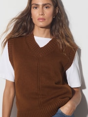 Rust V-Neck Tank - Image 3 of 6