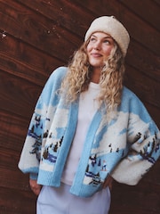 Multi Apres Ski Cardigan Cover-Up - Image 2 of 6