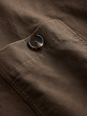 Brown/Green Wax Cape Coat - Image 7 of 7