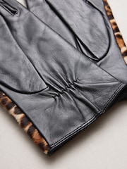 Animal Hair On Leather Gloves - Image 2 of 3