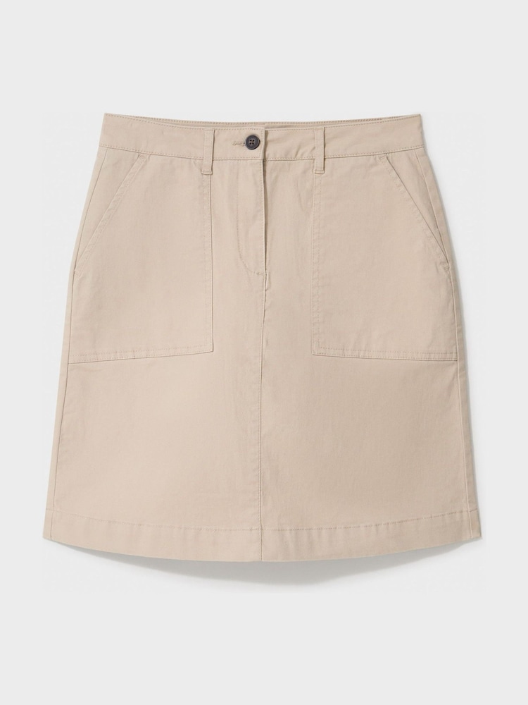 Natur - Crew Clothing Chino Skirt - Bild 5 von 5