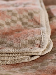 Secret Linen Store Pink Lally Throw - Image 2 of 4