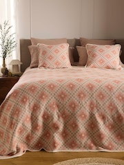 Secret Linen Store Pink Lally Throw - Image 3 of 4