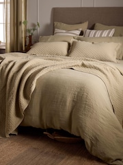 Secret Linen Store Soft Sage Linen Pillowcase - Image 1 of 3