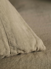 Secret Linen Store Soft Sage Linen Pillowcase - Image 2 of 3