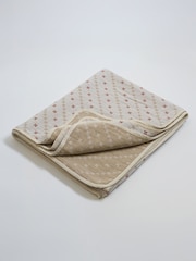 Secret Linen Store Natural Cassie Quilted Throw - Image 5 of 5