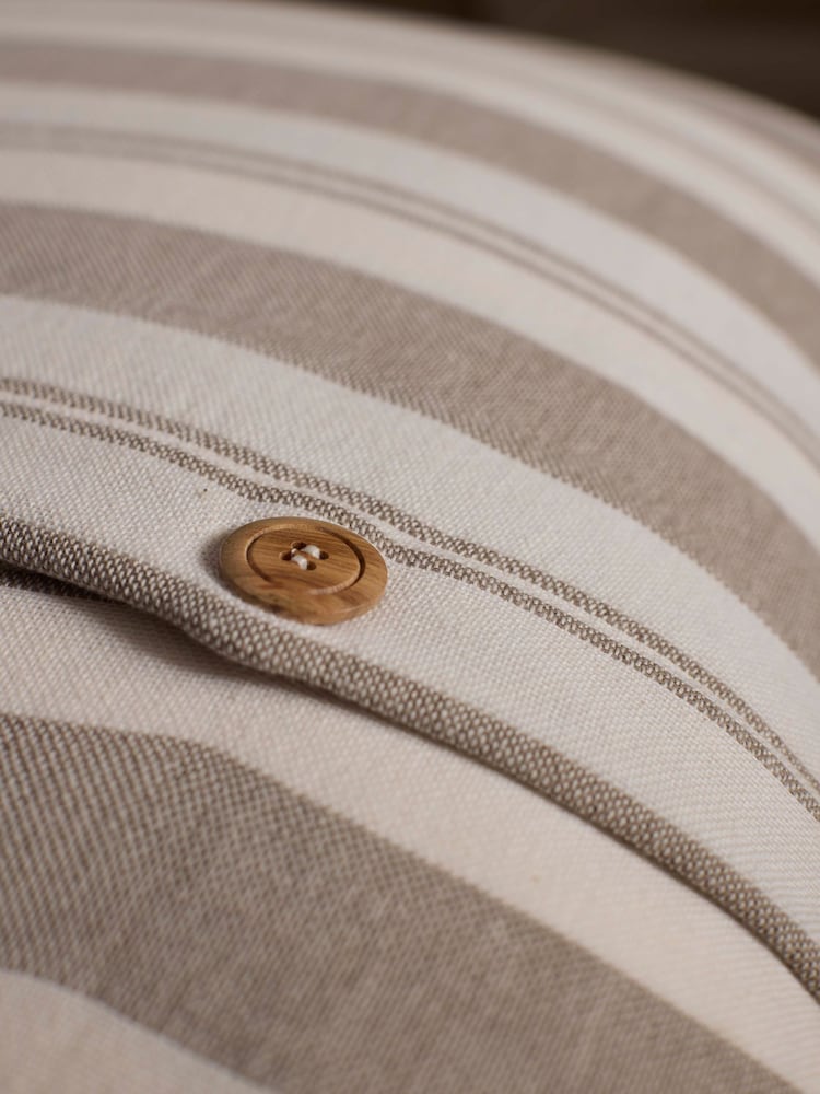 Secret Linen Store Taupe Isaac Cushion Cover - Image 2 of 2 Secret Linen Store Taupe Isaac Cushion Cover - Image 2 of 2