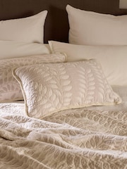 Secret Linen Store Natural Annie Quilted Cushion Cover - Image 1 of 3