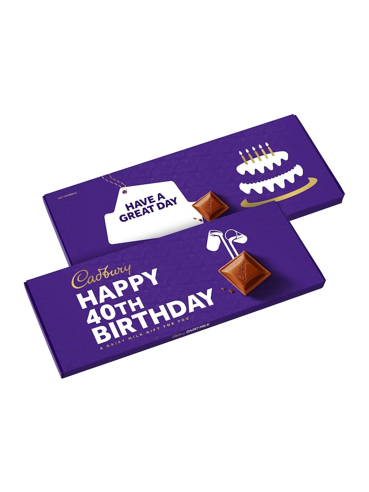 Cadbury Happy 40th Birthday Dairy Milk Bar 850g - Image 2 of 3