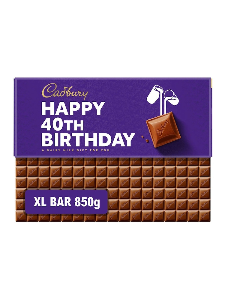 Cadbury Happy 40th Birthday Dairy Milk Bar 850g - Image 3 of 3