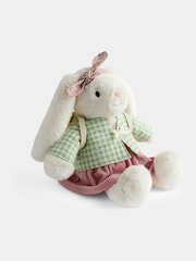 JoJo Maman Bébé Betsey Bunny Plush Bunny with  Soft Toy - Image 3 of 6