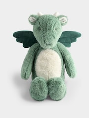 JoJo Maman Bébé Denver Dragon Green Soft Plush Toy - Image 1 of 4