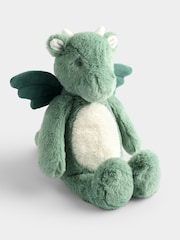 JoJo Maman Bébé Denver Dragon Green Soft Plush Toy - Image 2 of 4