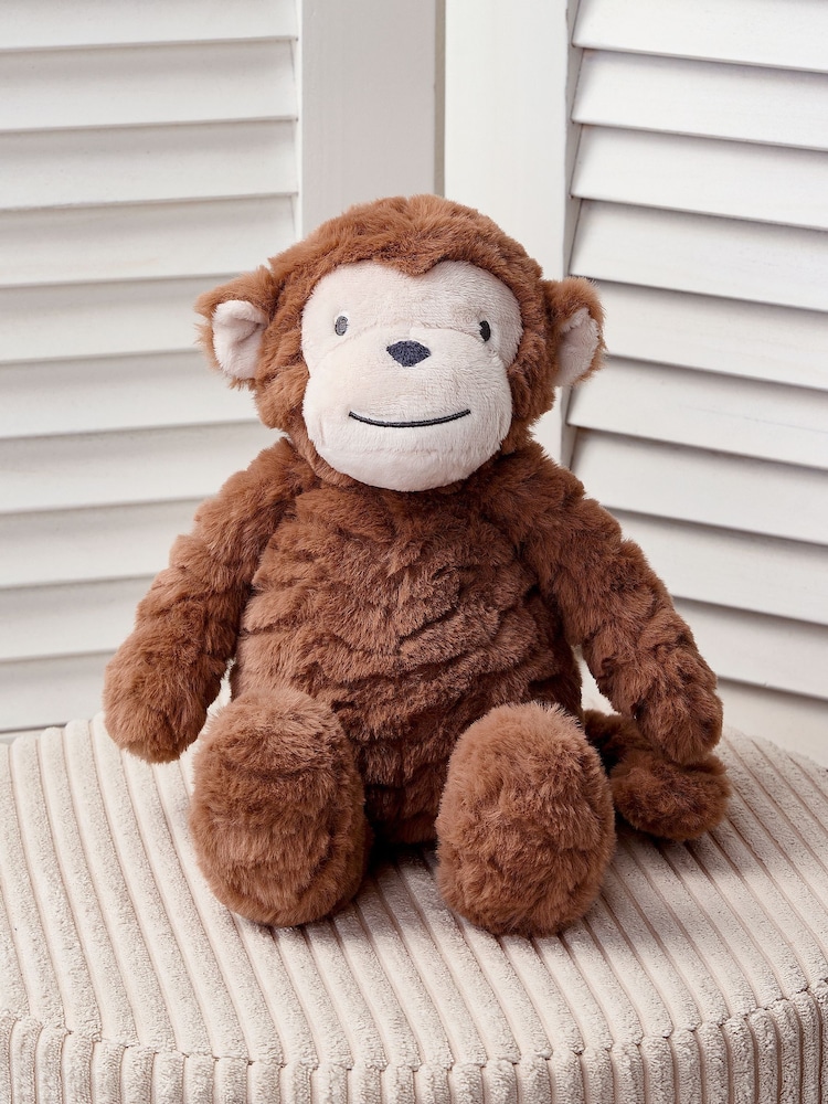 JoJo Maman Bébé Milo Monkey Brown Soft Plush Toy - Image 2 of 5