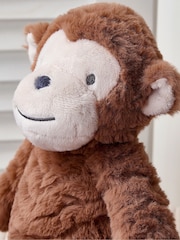 JoJo Maman Bébé Milo Monkey Brown Soft Plush Toy - Image 4 of 5