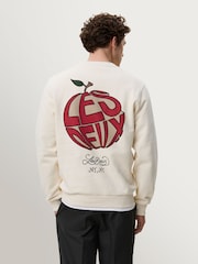 Les Deux Natural Orchard Back Graphic Sweatshirt - Image 1 of 9