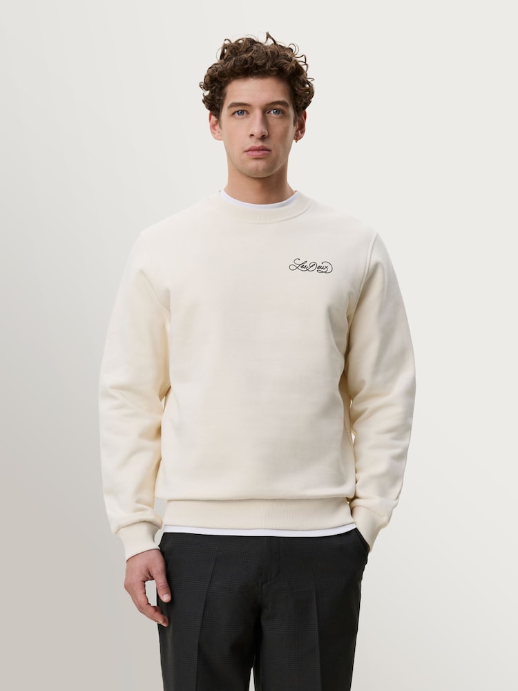 Les Deux Natural Orchard Back Graphic Sweatshirt - Image 2 of 9