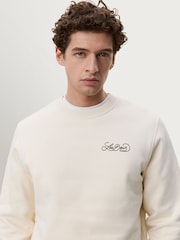Les Deux Natural Orchard Back Graphic Sweatshirt - Image 5 of 9