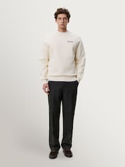 Les Deux Natural Orchard Back Graphic Sweatshirt - Image 6 of 9