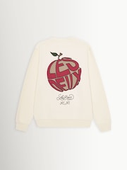 Les Deux Natural Orchard Back Graphic Sweatshirt - Image 9 of 9