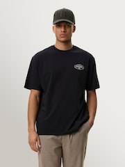 Les Deux Black Worldwide Back Graphic T-Shirt - Image 1 of 5