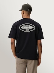 Les Deux Black Worldwide Back Graphic T-Shirt - Image 2 of 5
