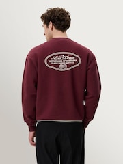 Les Deux Red Worldwide Back Graphic Sweatshirt - Image 2 of 7