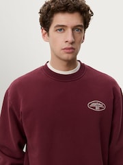 Les Deux Red Worldwide Back Graphic Sweatshirt - Image 6 of 7