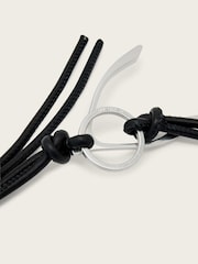 Svart/Sølv - AllSaints Wishbone metallnøkkelring - Bilde 2 av 2