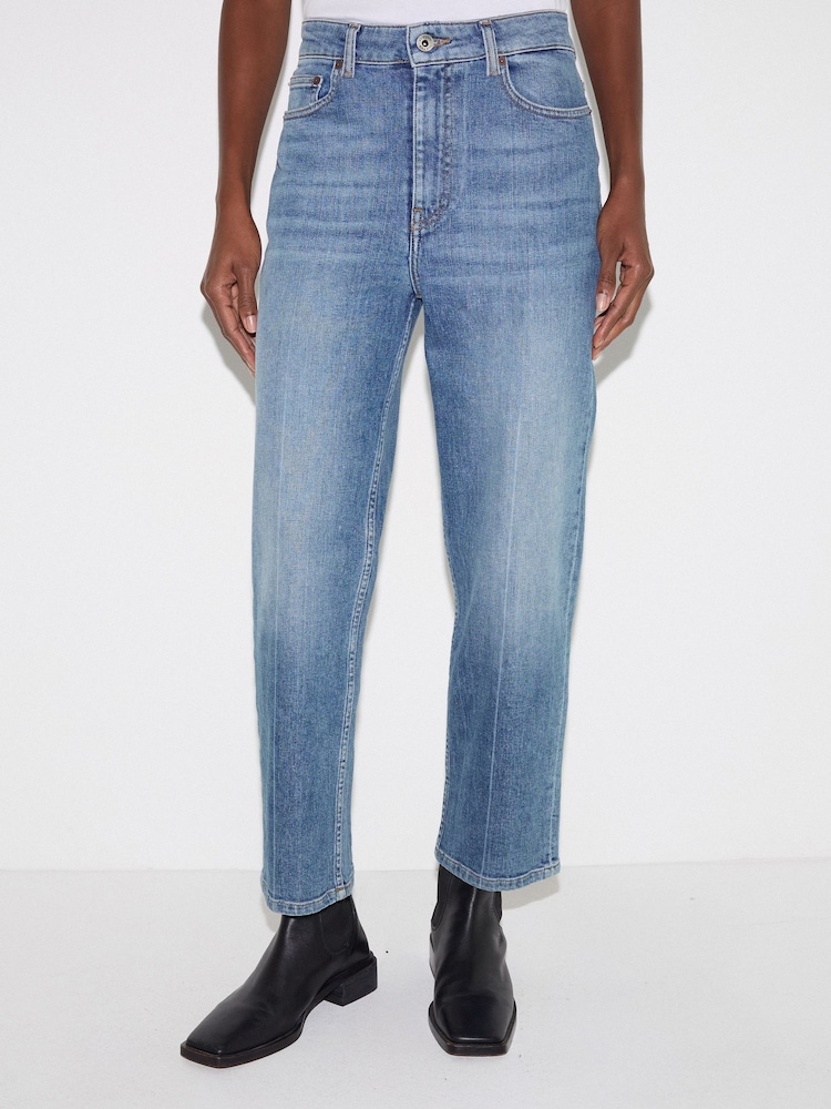 Jigsaw Blue Carter Straight Leg Jeans - Image 1 of 6