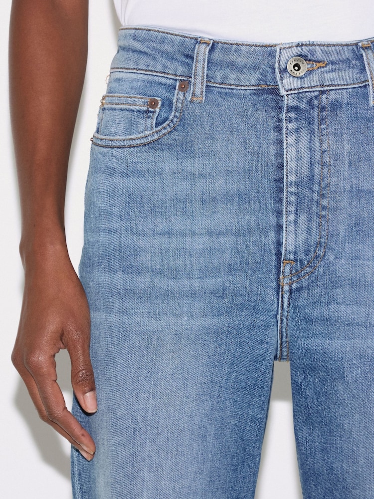 Jigsaw Blue Carter Straight Leg Jeans - Image 2 of 6