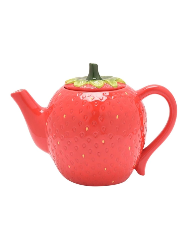 Widdop Red Teapot - Strawberry - Image 2 of 4