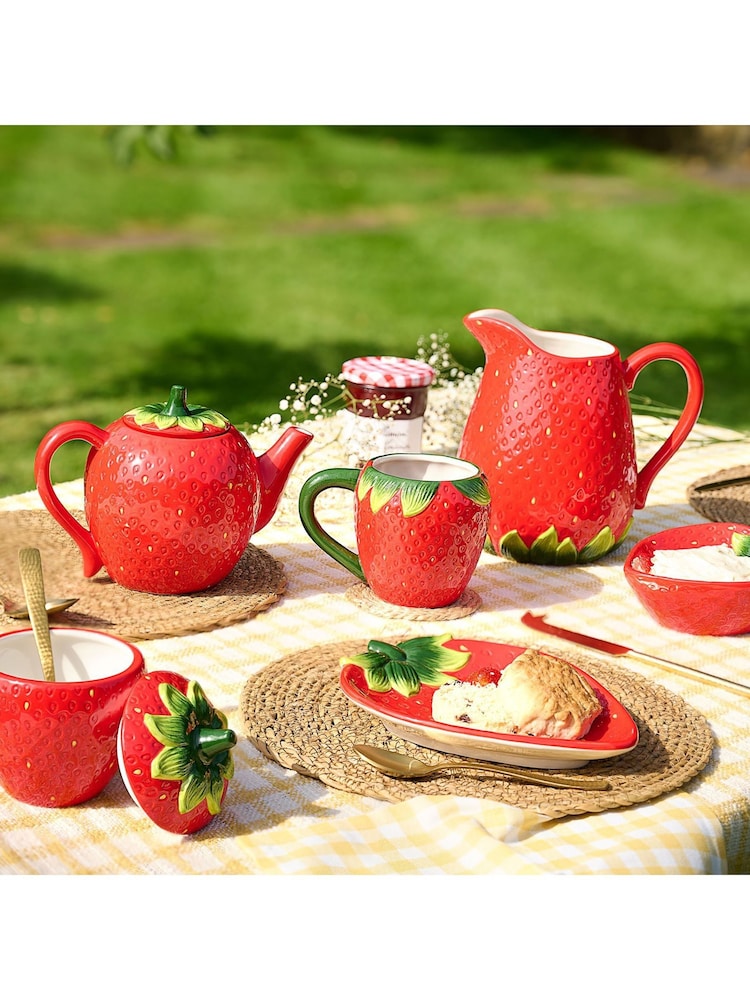 Widdop Red Teapot - Strawberry - Image 4 of 4