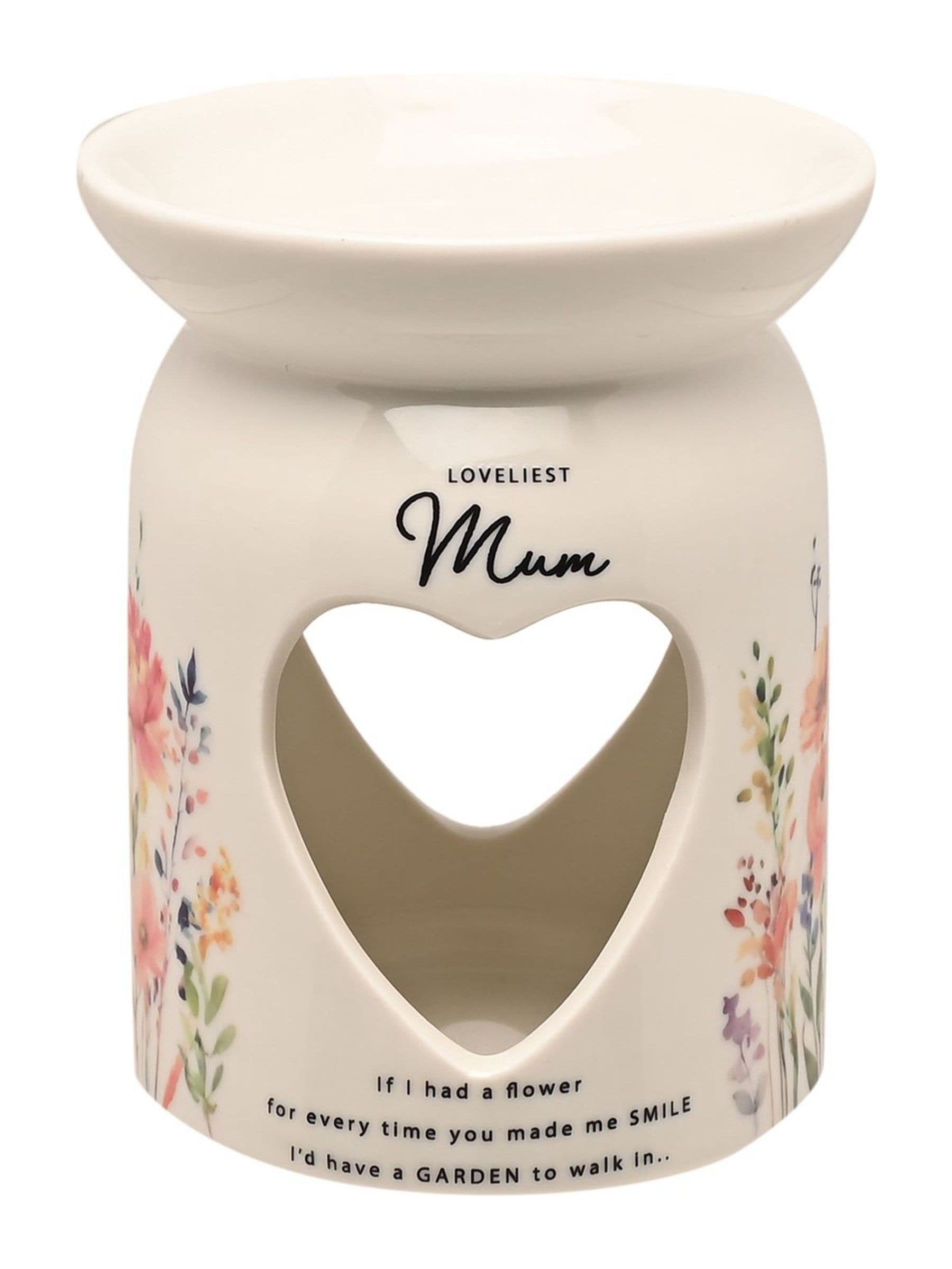 Ceramic Wax Melt / Oil Warmer Holder for Mum from Cottage Garden - Image 6