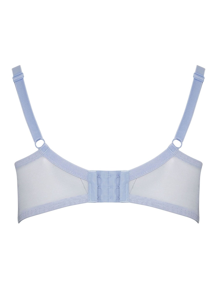 Yours Curve Blue Non-Padded Underwired Bras 2 Pack - Image 9 of 9