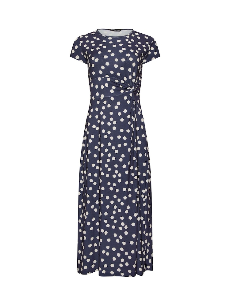 Φόρεμα M&Co Spot Twist Front με βολάν - Εικόνα 5 από 5 Φόρεμα M&Co Spot Twist Front με βολάν - Εικόνα 5 από 5