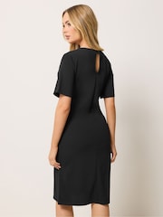 Φόρεμα με κουμπιά και λεπτομέρεια από ζιβάγκο M&Co - Εικόνα 3 από 5