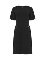 Φόρεμα με κουμπιά και λεπτομέρεια από ζιβάγκο M&Co - Εικόνα 5 από 5