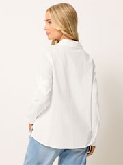 M&Co White Embroidered Long Sleeve Shirt - Image 3 of 5