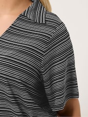 Stripe Polo Blouse - Image 4 of 5