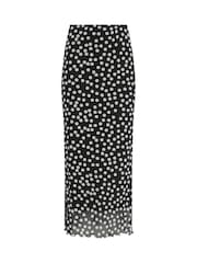 M&Co Black Mesh Maxi Skirt - Image 5 of 5