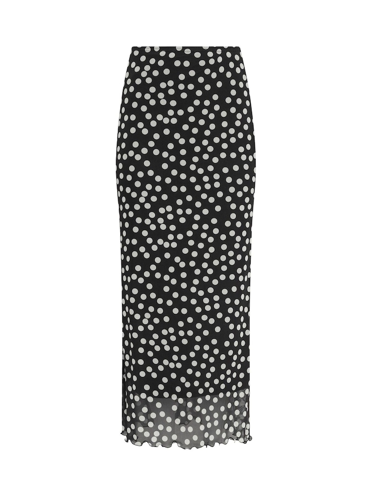 M&Co Black Mesh Maxi Skirt - Image 5 of 5