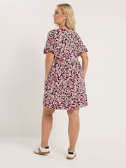 Yours Curve Kleid mit Rüschenärmeln - Bild 3 von 5